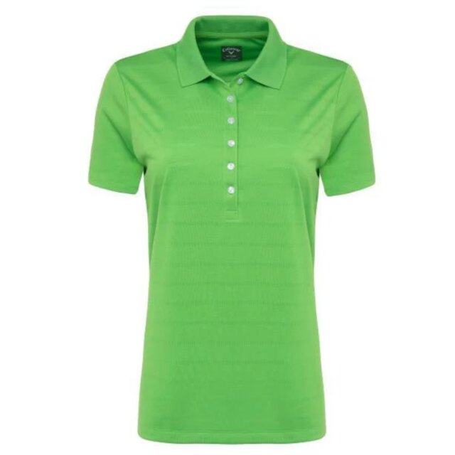 Fotografía de Chomba Callaway Ventilated Polo Vibrant Green