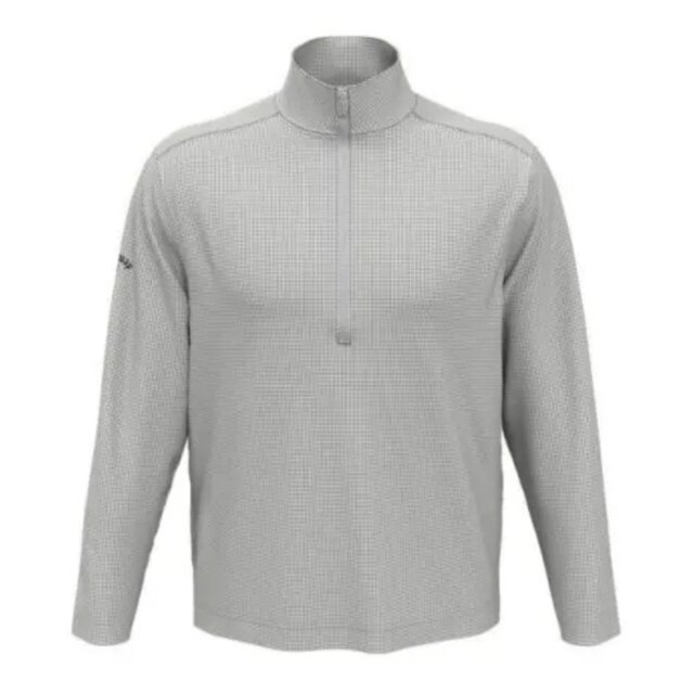 Fotografía de Buzo Callaway 1/4 Zip Houndstooth White