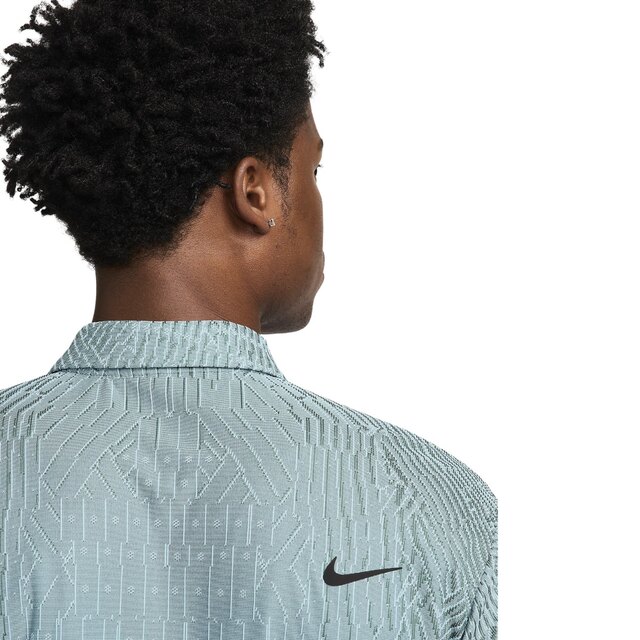 Fotografía de Chomba Nike Dri Fit Vapor Textured Denim Turquesa