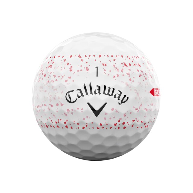 Fotografía de Pelotas Callaway Supersoft Splatter Red