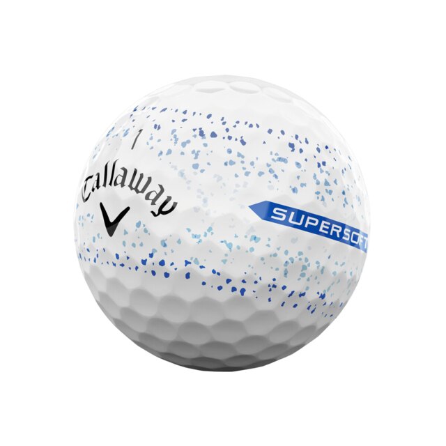 Fotografía de Pelotas Callaway Supersoft Splatter Blue